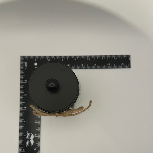 Black Lid Glass Jar with Matches - Picture 7 of 9